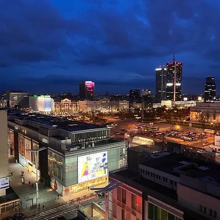 Apartment Panorama At Sky Warsaw